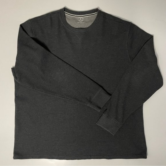 Men’s Black Heather Member’s Mark Soft Wash Thermal Top | Size XXL - Picture 7 of 7